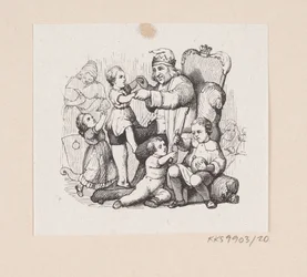 Ilustração para "The Traveling Companion" em H.C. Andersen, "Contos de fadas e histórias", Volume 1