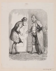 Ilustração para "The Traveling Companion" em H.C. Andersen, "Contos de fadas e histórias", Volume 1