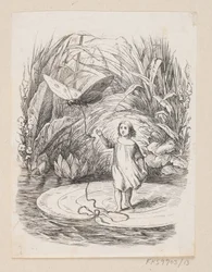 Ilustração para "Tommelise" em H.C. Andersen, "Contos de fadas e histórias", Volume 1