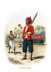 Primeiros pioneiros de Madras, c1890.