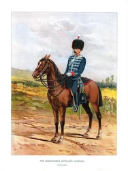 Cavalaria da Companhia de Artilharia Honorável, c1890.