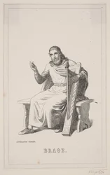 Explosão. Ilustração para a História da Dinamarca de Fabricius 1, 128.