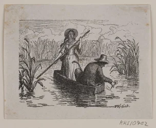 Ilustração para T. A. Becker, "Ringen på Hastrup"