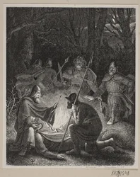 Ilustração para a História da Dinamarca de Fabricius.