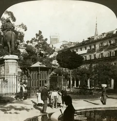 Plaza Mayor, Madri, Espanha.
