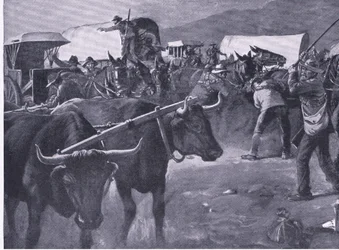 Uma ilustração apressada de After Pretoria: The Guerilla War, 1902