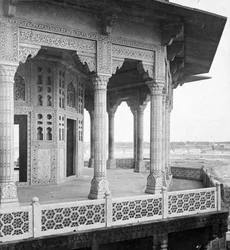 Jasmine Tower, Agra Fort, Agra, Índia, início do século XX.