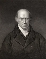 Davies Gilbert, presidente da Royal Society, gravado por J. Thompson, da National Portrait Gallery, volume II, publicado em 1835