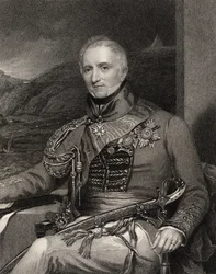 Sir Rufane Shaw Donkin, gravado por W. Holl, da National Portrait Gallery, volume III, publicado em 1835 (lit.)
