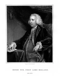 Henry Fox, ø Baron Holland, estadista de Whig, 1832.