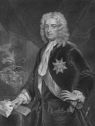 Robert Walpole, conde de Orford. Do original de Jarvis, na coleção de Thomas Walpole,