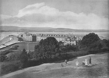 Exmouth, do farol, c1896