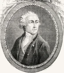 Antoine Laurent Lavoisier, gravado por Pannemaker-Ligny, de "História da Revolução Francesa" por Louis Blanc (1811-82)