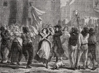 O Chefe da Princesa Lamballe (1749-92) Exibido em Paris, 3 de setembro de 1792