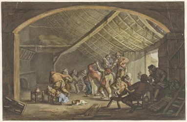Interior do albergue