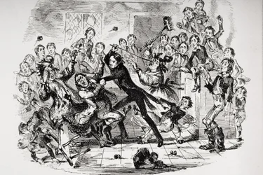 Ilustração para o Nicholas Nickleby de Charles Dickens