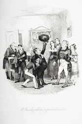 Ilustração para o Nicholas Nickleby de Charles Dickens