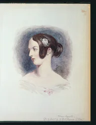 Mary Hogarth, c.1890 (wc no papel)