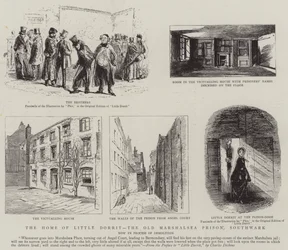 O lar de Little Dorrit, a antiga prisão de Marshalsea, Southwark