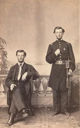 Alonzo H. Sterrett, auxiliar tardio, quadragésimo da infantaria dos EUA, 27 de julho de 1865.