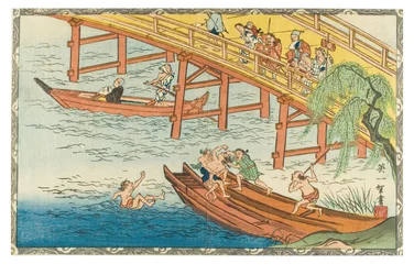 6º mês lunar (Rokugatsu) da série Os Doze Meses, c.1830-1839 (xilogravura sobre papel)