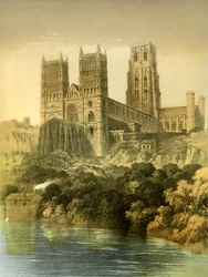 Catedral de Durham, condado Durham, c1870.