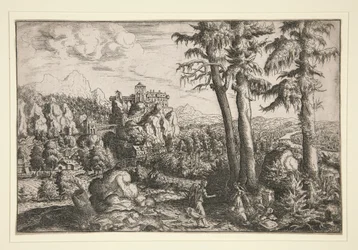 Paisagem com Hagar e Anjo