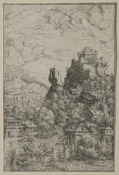 Paisagem com um castelo, 1553.