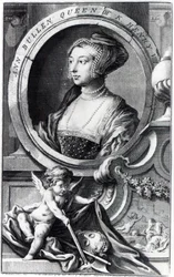 Ana Bolena, gravado por Jacobus Houbraken