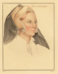 Margaret, Lady Elyot, morreu em 1569. ,1812 (gravura)