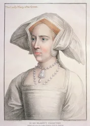 Mary Tudor (1516-58) gravada por Francesco Bartolozzi (1727-1815) (gravura)