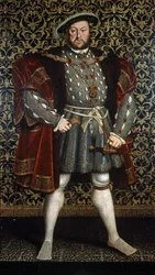 Retrato do Rei Henrique VIII, depois de 1557 (óleo sobre painel de madeira)