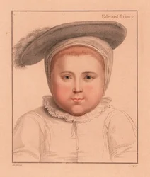 Príncipe Eduardo, 1 anos de idade, mais tarde Rei Eduardo VI de Inglaterra,1812 (gravura)