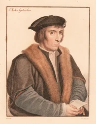 Sir John Godsalve, político inglês, morreu 1557.,1812 (gravura)