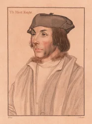 Sir Thomas Elyot, diplomata e estudioso inglês,1812 (gravura)