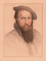 Sir Thomas Wyatt, embaixador e poeta inglês.,1812 (gravura)