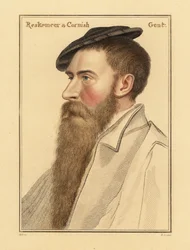 William Reskimer, cortesão do Rei Henrique VIII. ,1812 (gravura)