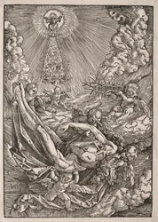 Cristo transportado para o céu pelos anjos, c. 1515-1517.