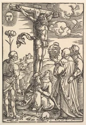 Cristo na Cruz com a Virgem e os Santos Longinus, Maria Madalena e João, 1505.