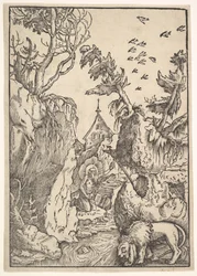 São Jerônimo no deserto, ca. 1511