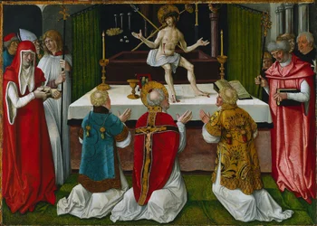 A missa de São Gregório, 1511.