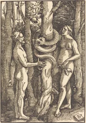 Adão e Eva com a Serpente