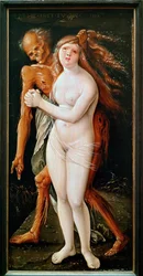 A Morte e a Donzela (pintura sobre tela)