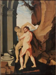 Hércules e Antaeus