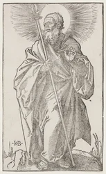 São Tomé, de "Os grandes apóstolos", c.1519 (xilogravura)