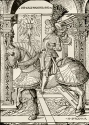 Maximiliano I de Habsburgo, de &39;The Print-Collector&39;s Handbook&39; de Alfred Whitman, publicado por George Bell und Sons, 1901