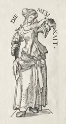 As sete virtudes: temperança.