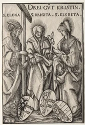 As Três Heroínas Cristãs: Santas Helen, Bridget e Elizabeth
