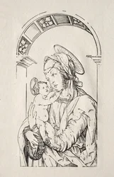 A Virgem com o Menino debaixo de um arco, 1508.