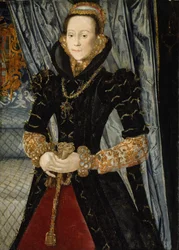 Retrato de uma senhora da família Wentworth, provavelmente Jane Cheyne, 1563.